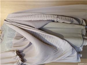 Bluza Orsay voal bej roze - imagine 3