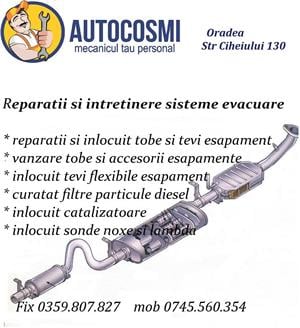 Reparatii tobe, tevi si esapamente auto