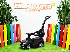 Masinuta cu maner 3 în 1 Mercedes GL63 6V cu Music player Black