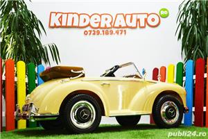 Masinuta electrica Mercedes 300S Oldtimer 12V 2x45W PREMIUM Grey - imagine 4