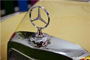 Masinuta electrica Mercedes 300S Oldtimer 12V 2x45W PREMIUM Grey - imagine 9