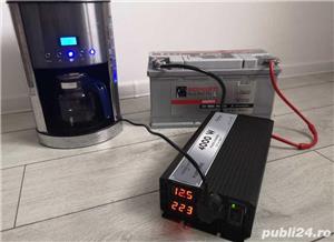 Invertor sinus pur 12 V/24V 2000W 3000W 4000W 7000W duce orice solare - imagine 3