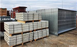 Gard mobil, garduri delimitare santier dimensiune 350 cm x 200 cm - imagine 3