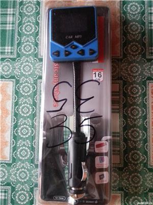 Modulator /Mp3 auto cu telecomanda si ecran LCD, USB si CARD - imagine 4