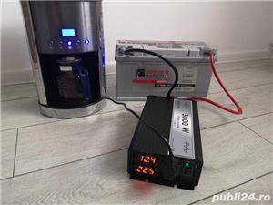 Invertor 12 V-220V 4000W 3000W 2000W SINUS PUR panouri solare rulota