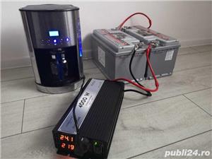 Invertor 12V /24V - 220 V SINUS PUR duce orice electrocsanic rulota - imagine 5