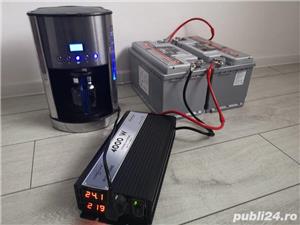 Invertor 12V 24 V - 220 V, sinus pur camion tir panouri solare auto garantie-factura