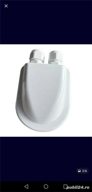 Priza dubla trecere cablu montare fixare panouri solare rulota - imagine 3