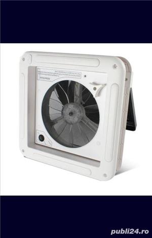 Trapa cu ventilator NOUA 28 X 28 In-OUT baie camper rulota autorulota - imagine 4