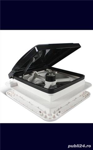 Trapa cu ventilator NOUA 28 X 28 In-OUT baie camper rulota autorulota - imagine 2