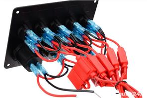 Panou de comanda electric intrerupator 12 V/24V auto rulota autorulota - imagine 4