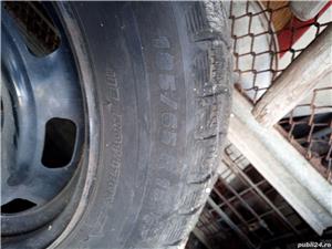 Vând set 4 jenti,otel,15 inchi, cu cauciucuri de iarna - imagine 3