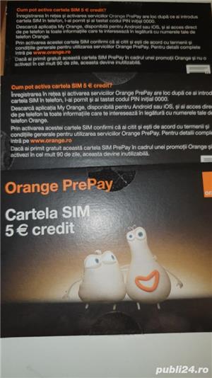 Cartele cu număr Orange PrePay 5 Euro credit  - imagine 2