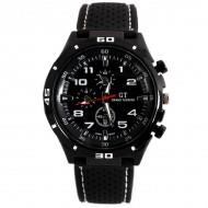 Ceas Quartz Sport,material curea silicon,nou.  