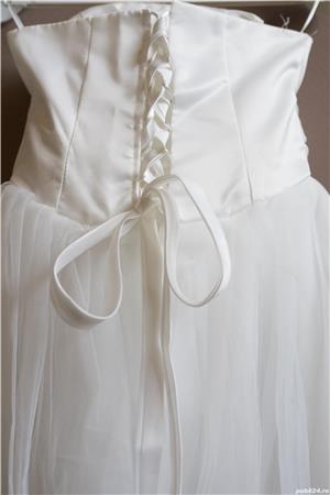 Rochie de mireasa - Noua !!! + Cadou Posetuta mireasa din tafta- Mia - imagine 5