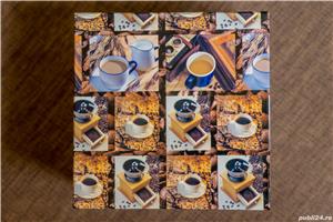 Set 5 cutii de cadou Coffe - Patrate 