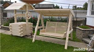 Balansoar gradina lemn - imagine 4