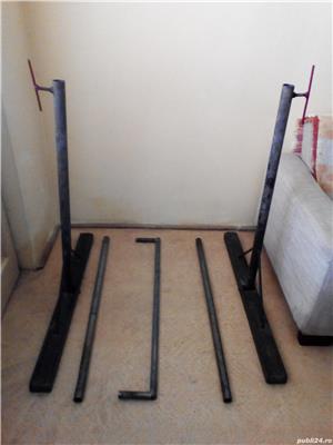 Bara demontabila tractiuni antrenament bodybuilding acasa - imagine 3