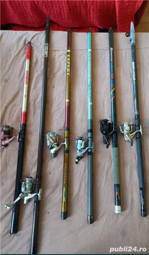 Bologneza / undita carbon 5m -6m, cu mulinete  - imagine 9