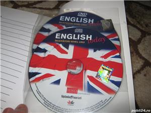 English today,incepatori nivelul 1,curs de engleza,carte,dvd si cd,produs nou,raritate,nu ratati !! - imagine 2
