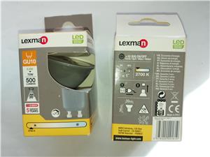 Bec LED lexman model gu10,  6.8W = 70W, 500 lumeni, 15000 ore functionare - imagine 4