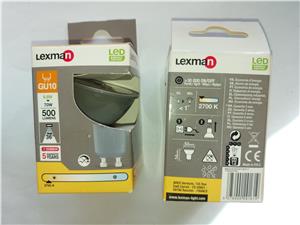 Bec LED lexman model gu10,  6.8W = 70W, 500 lumeni, 15000 ore functionare - imagine 5
