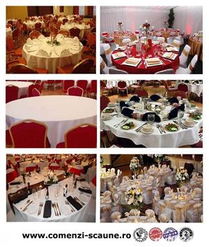 Masa din lemn si metal pentru evenimente de 180 cm tip HORECA - imagine 4