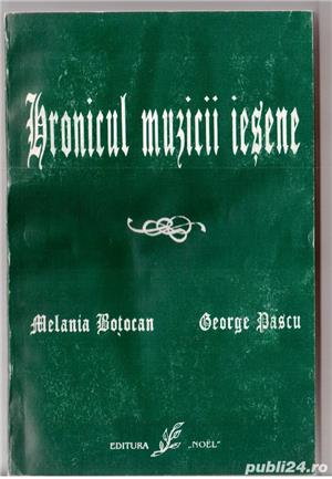hronicul muzicii iesene de melania botocan editura noel 1997 416 de pagini pret 8 lei