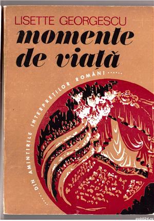 momente de viață. din amintirile interpreților români de lisette georgescu editura muzicală 1983