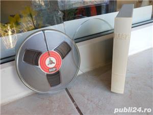 Banda magnetofon BASF 360m 125mm benzi in carcasa plastic originala - imagine 4