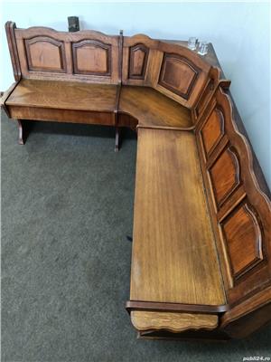 Coltar bucatarie , cu masă extensibilă de 6 persoane și scaun - imagine 3