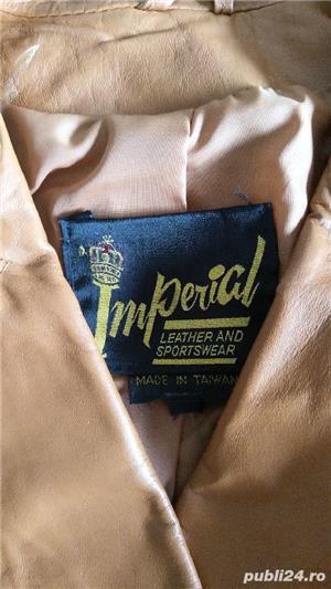 vând  geaca parker piele Imperial - imagine 3