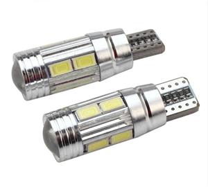 2 X becuri cu 10 LED-uri T10 / W5W, 12V, lumina alba, pozitii, numar etc. 
