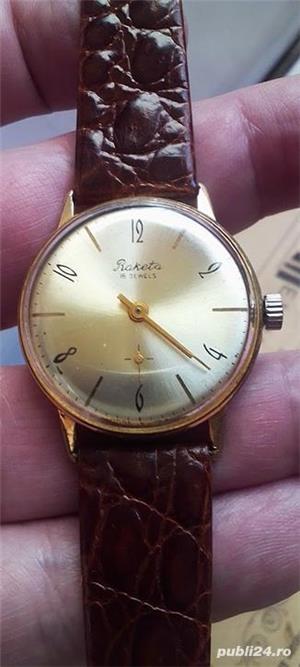 Raketa cal. 2601, 16 rubine, 34mm diametru carcasă (FC)