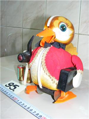 Jucărie rață, chinezească, anii 1970 (cod 95) 