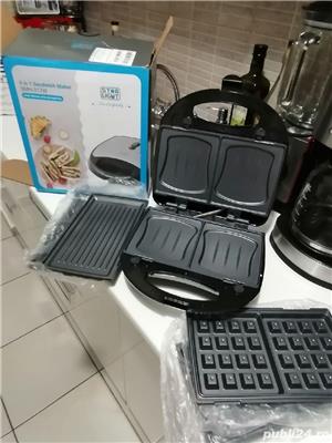 Vând sandwichmaker star Light nou nouț, 3/1,placi pentru wafe,placi grill, placi Sandwich.  - imagine 9