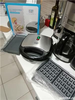 Vând sandwichmaker star Light nou nouț, 3/1,placi pentru wafe,placi grill, placi Sandwich.  - imagine 6