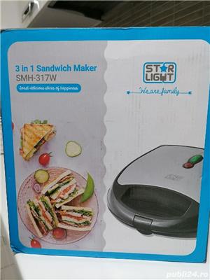 Vând sandwichmaker star Light nou nouț, 3/1,placi pentru wafe,placi grill, placi Sandwich. 