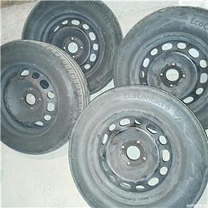 Jante+anvelope de vara 195/65/15 Continental pentru Peugeot 308 SW - imagine 3