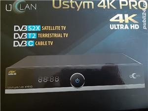 Vând receptor /receiver /decodor satelit UHD 4k Ustym Pro ComboUclan  - imagine 5