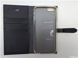 husa apple iphone 6 stand flip cover portofel card holder Mercury Goospery - imagine 4