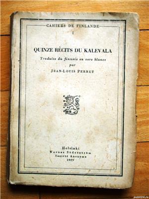 QUINZE RECITS DU KALEVALA,Culegere de nuvele  1929 traducer franceza - imagine 2