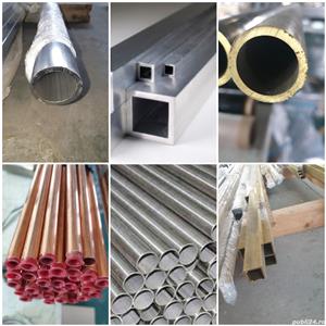 Teava inox rotunda patrata dreptunghiulara bara cornier platbanda tabla Aluminiu Alama Bronz Cupru  - imagine 4