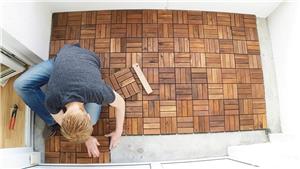 Vand Set 9 Dale Placi Pardoseala lemn pt. Terase, Gradina, Piscina Pret 199 Lei.  - Set 9 bucati - imagine 9