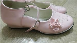 Pantofi fete piele naturala - imagine 5