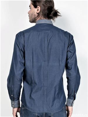 Camasa denim (blugi) Braiconf, cambrata, marimea 40 - imagine 3
