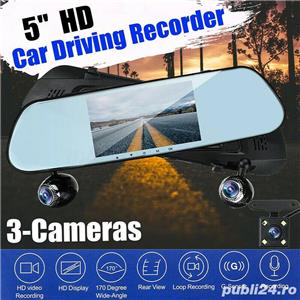 Oglinda Video Auto 3 camere FHD