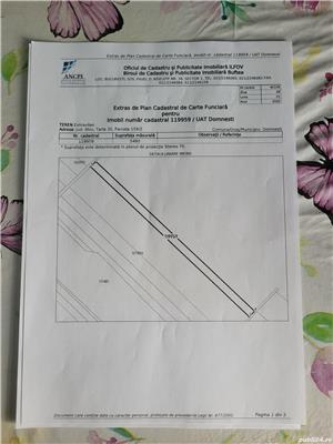 Vând teren extravilan ilfov teghes domnești  str frasinului5480 mp - imagine 7