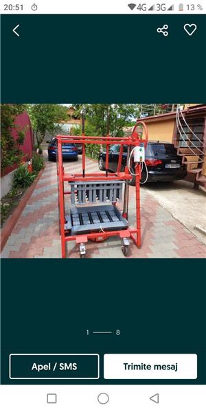 Presa masina pavele boltari borduri