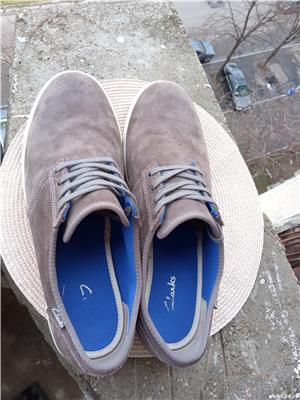 Tenisii piele Clarks, mar.46, UK 11 G (30 cm) made in Vietnam. - imagine 9
